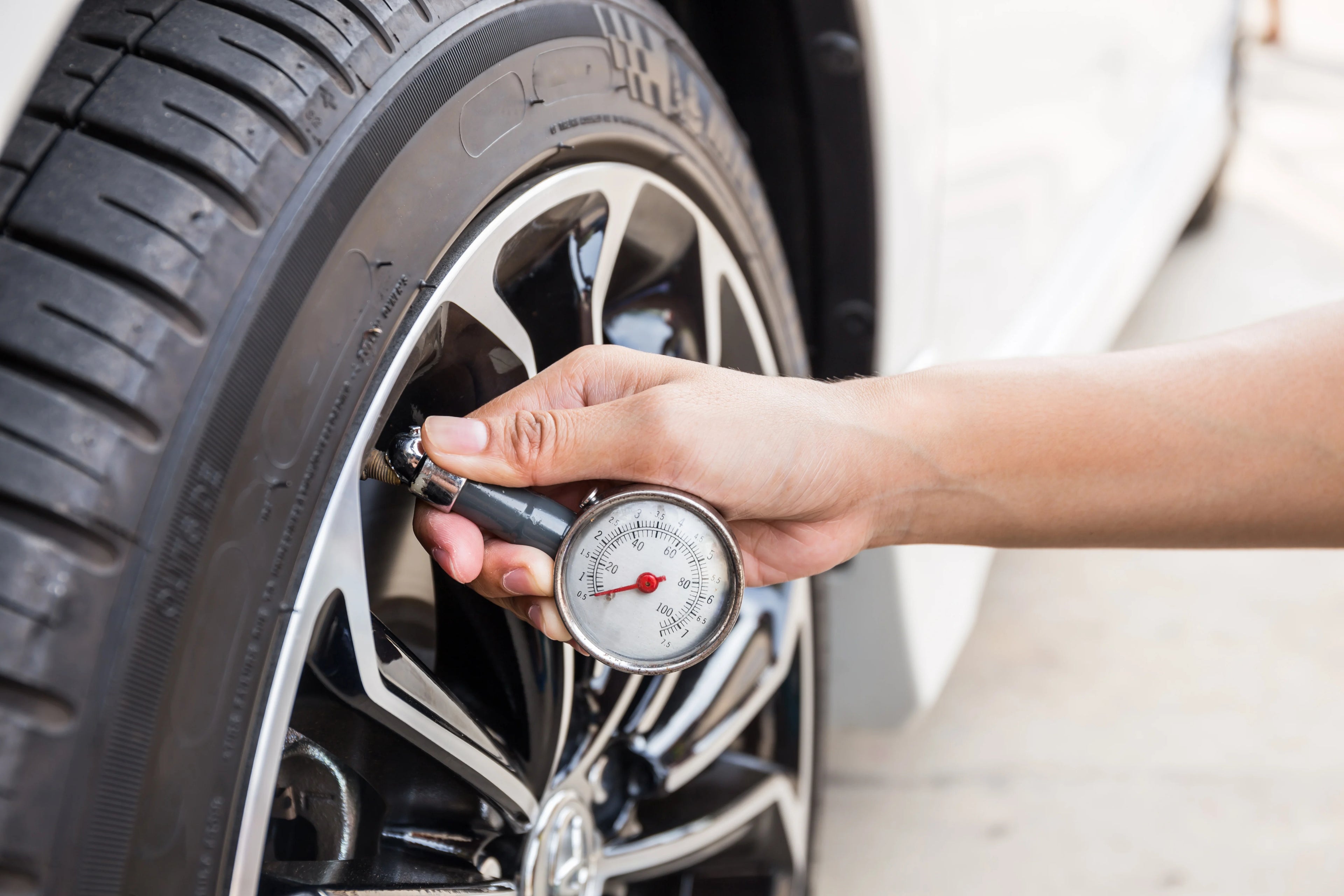 Tire Pressure Check & Adjustment